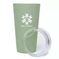 Thermo water bottle Enjoyer 0.47L eucalyptus green